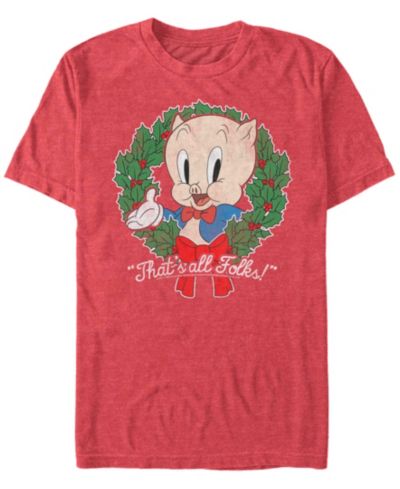 Мужская футболка Looney Tunes Porky с коротким рукавом