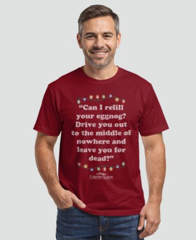 Fifth Sun Men's National Lampoon Christmas Vacation Leave For Dead Short-Sleeve T-Shirt