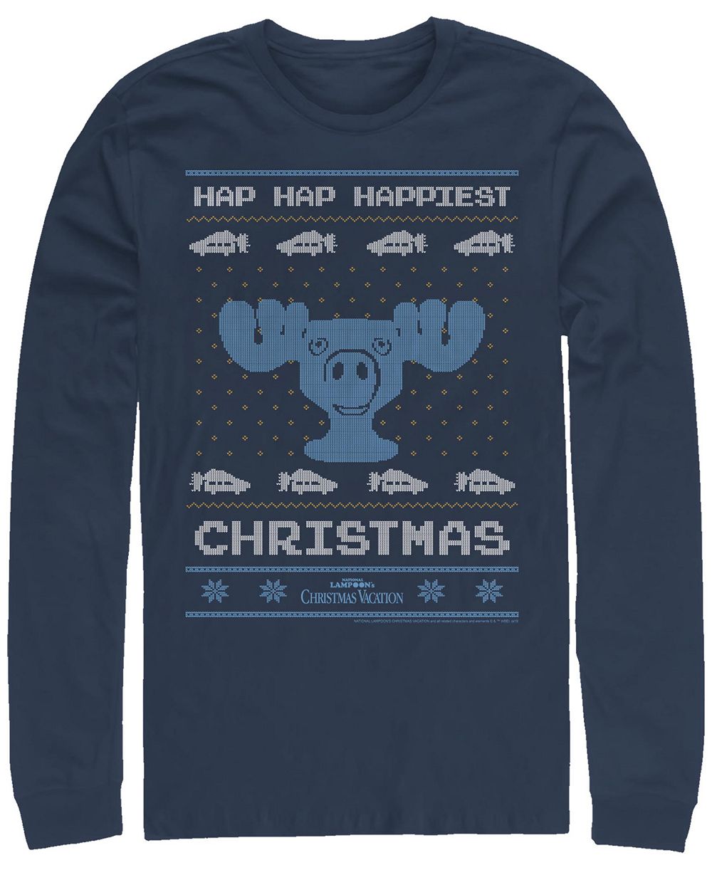 Men's National Lampoon Christmas Vacation Hap Hap Long Sleeve T-shirt