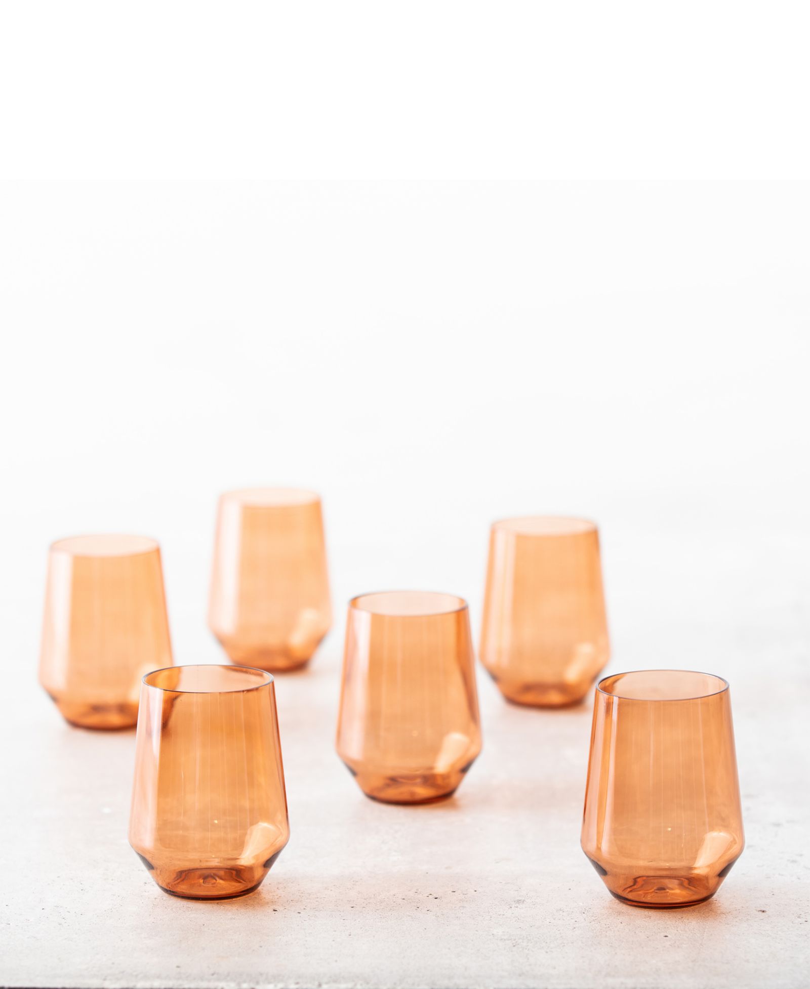 Бокалы для вина Sole Outdoor Stemless, 19oz - Set of 6