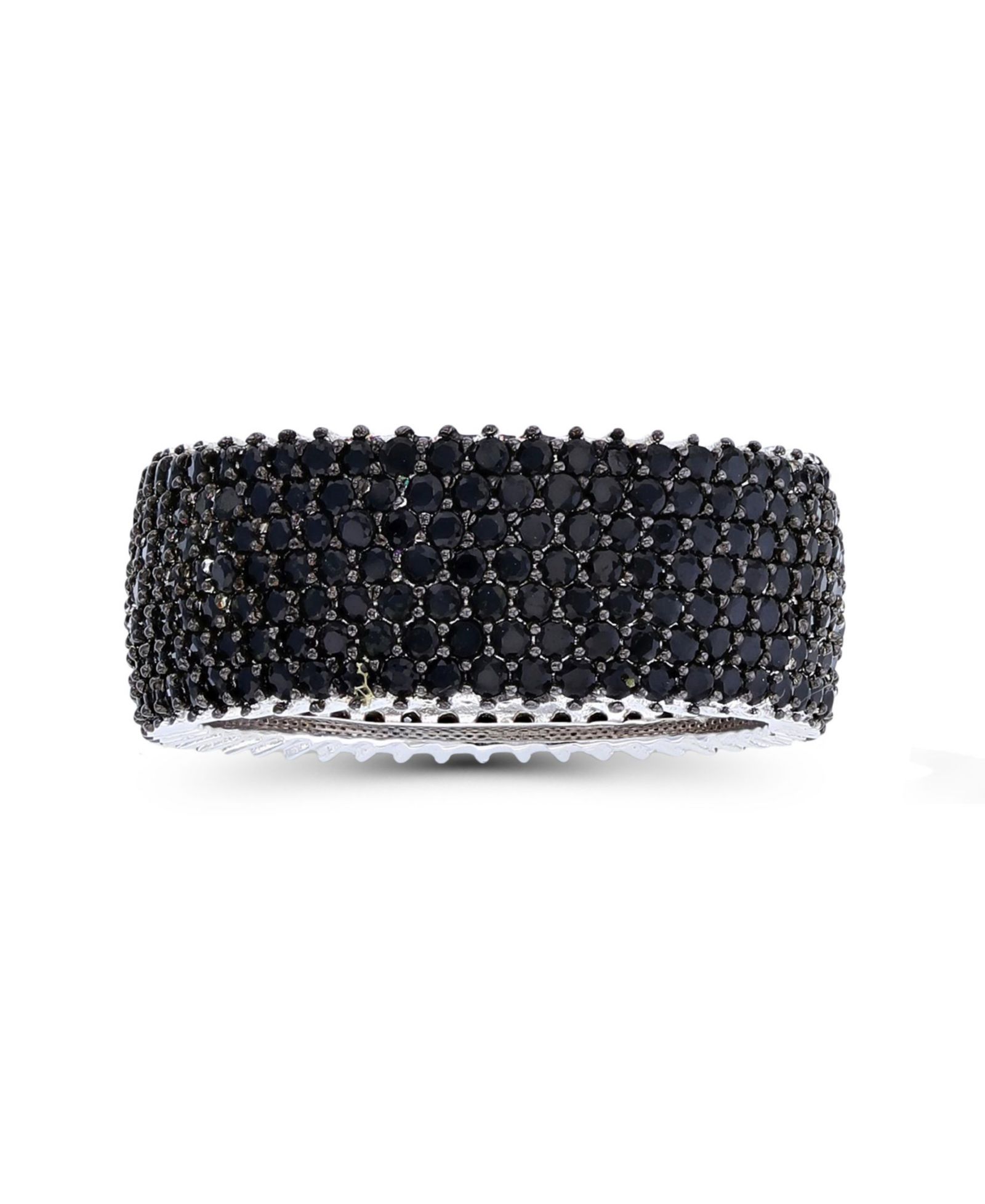 Кольцо Black Spinel Pave Eternity