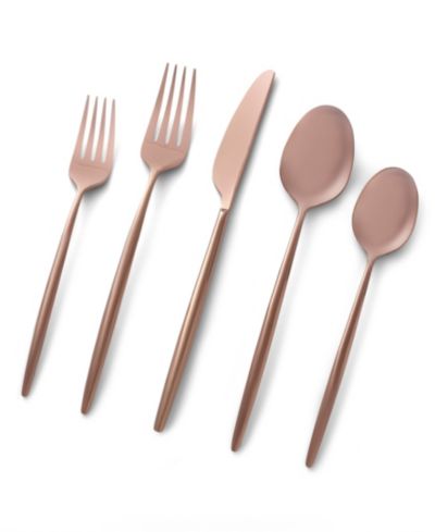 Cambridge Silversmiths Набор столовых приборов Gaze Copper Mirror, на 4 персоны
