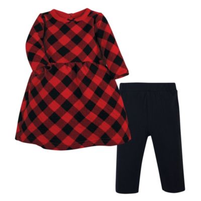 Hudson Baby комплект из платья и леггинсов из хлопка для девочек