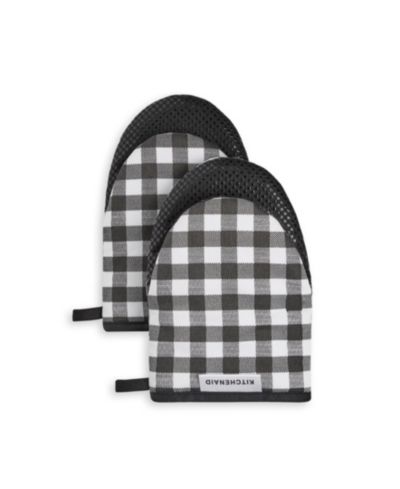 KitchenAid Gingham 2-Pc. Mini Oven Mitt Set