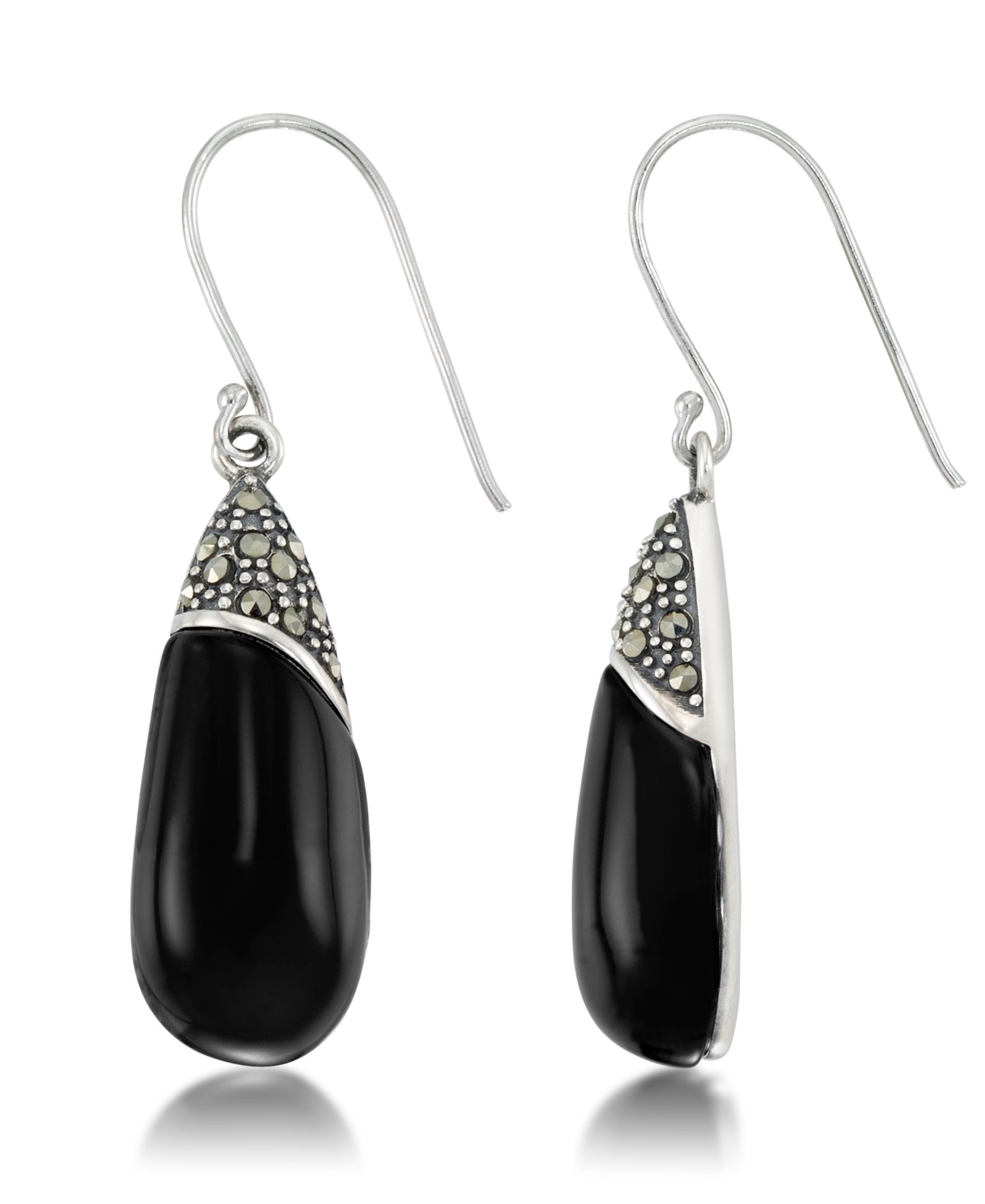 Серьги Onyx Elongated Dangle