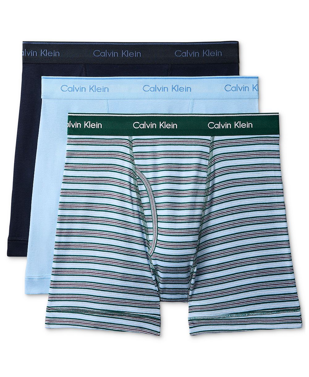 Calvin Klein Мужской Cotton Classic Boxer Briefs, 3-Pack