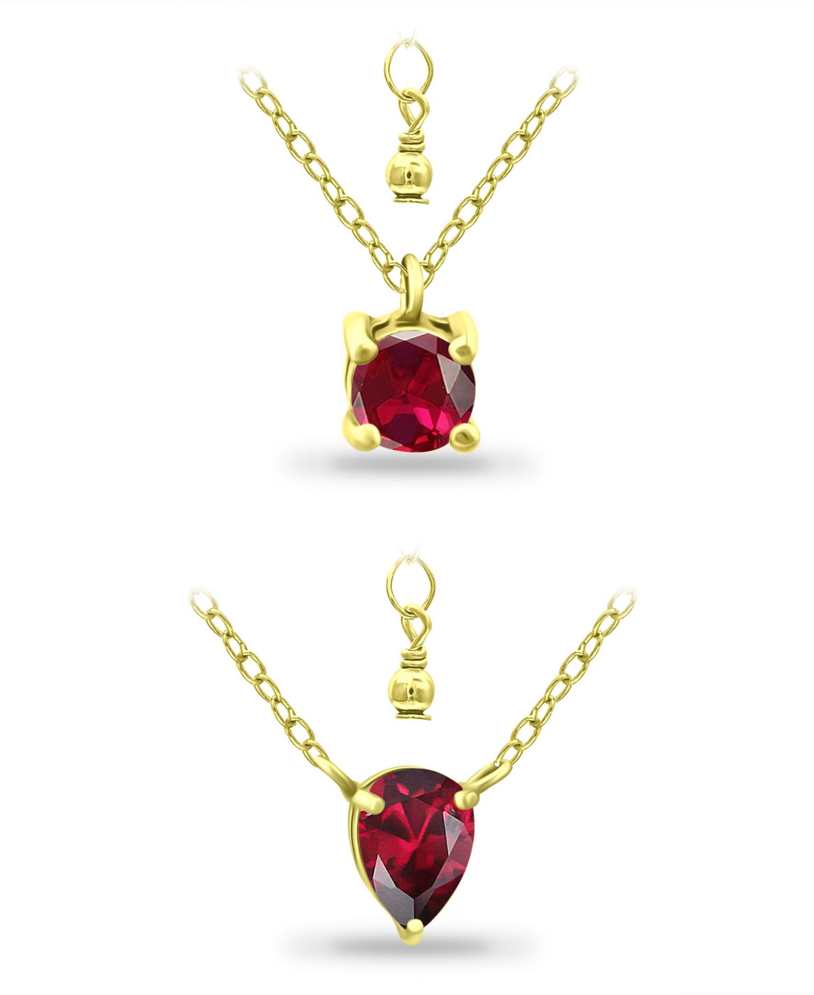 Набор подвесок Giani Bernini Ruby, 2 шт