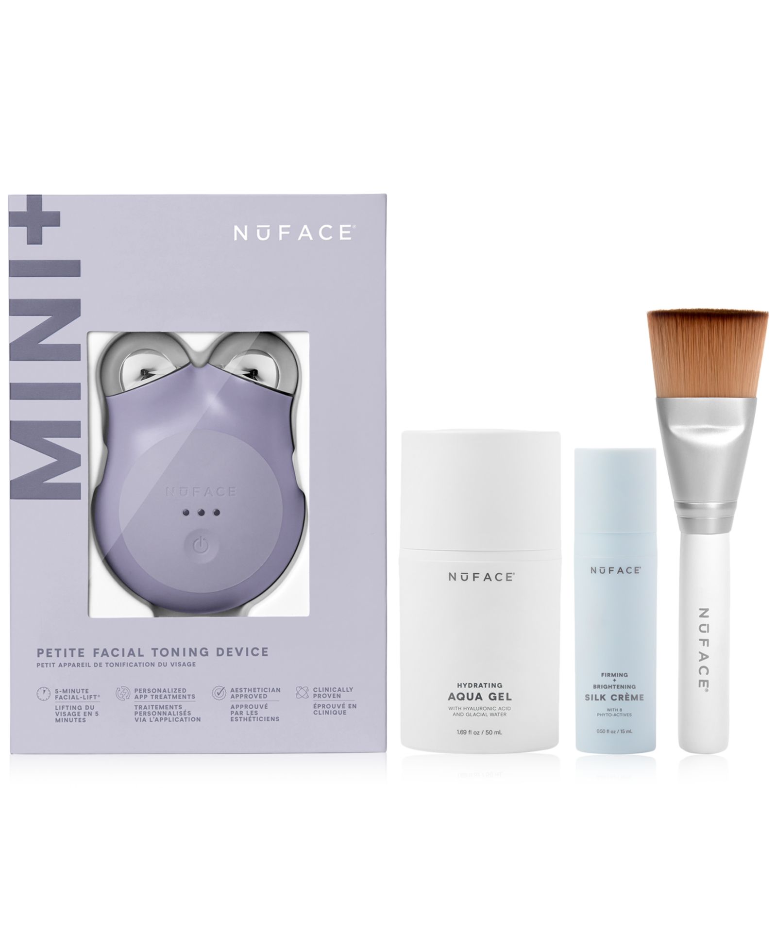 NuFACE Mini+ стартовый набор 4-Pc., Violet Dusk