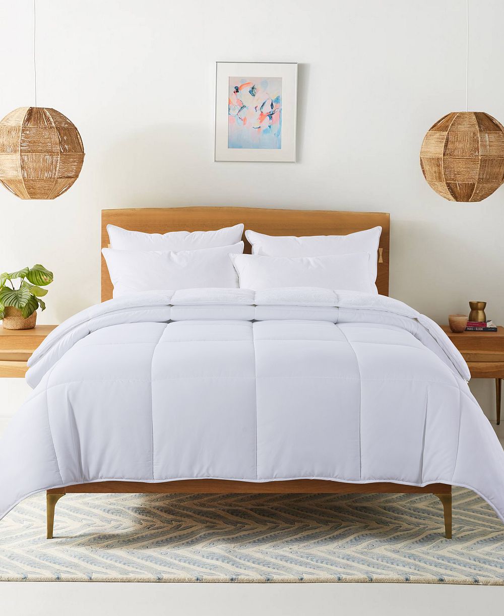Стеганое двустороннее одеяло St. James Home Cozy Down Alternative, King