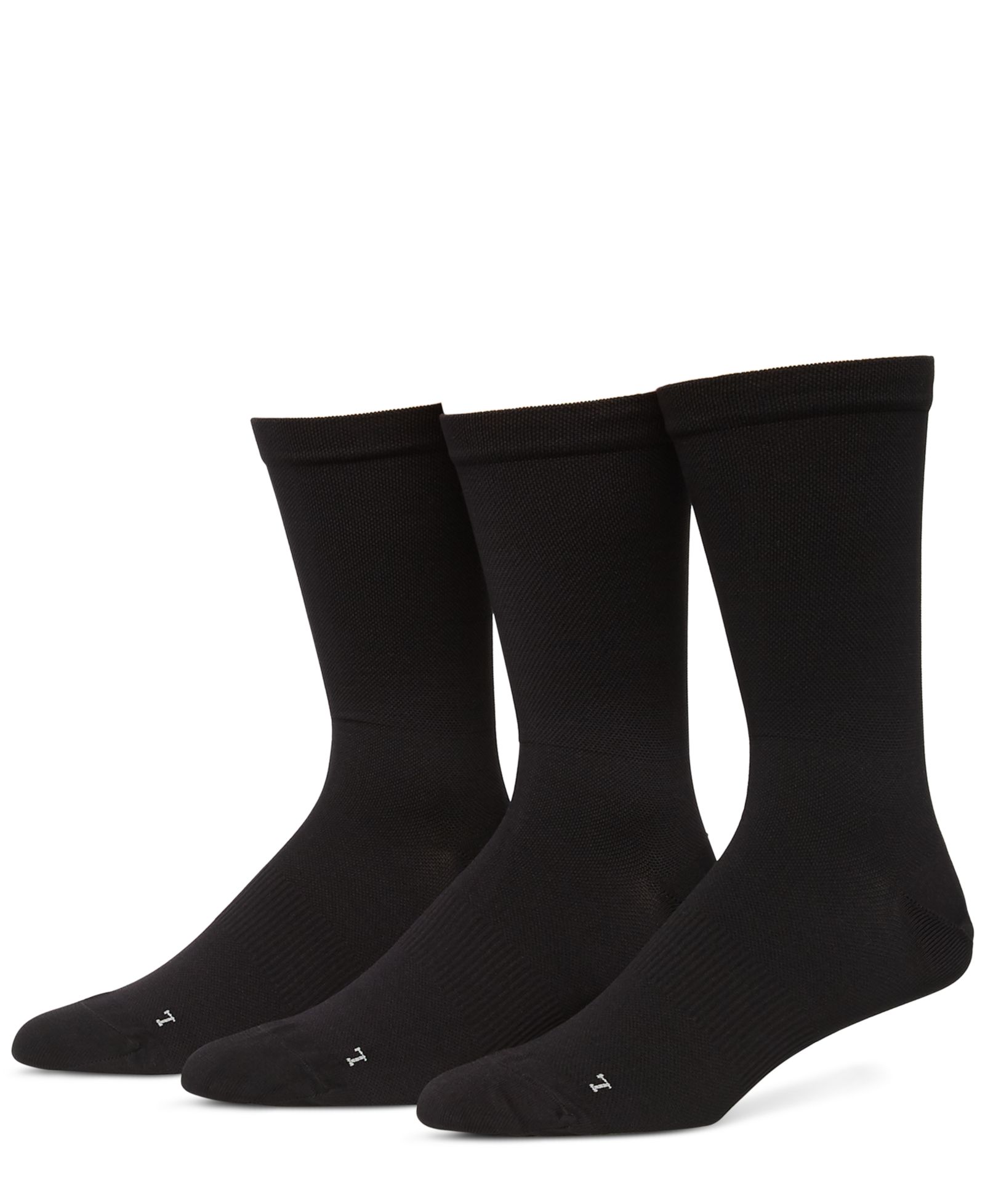 Perry Ellis Portfolio Men's Pique Flat Socks, 3-Pack