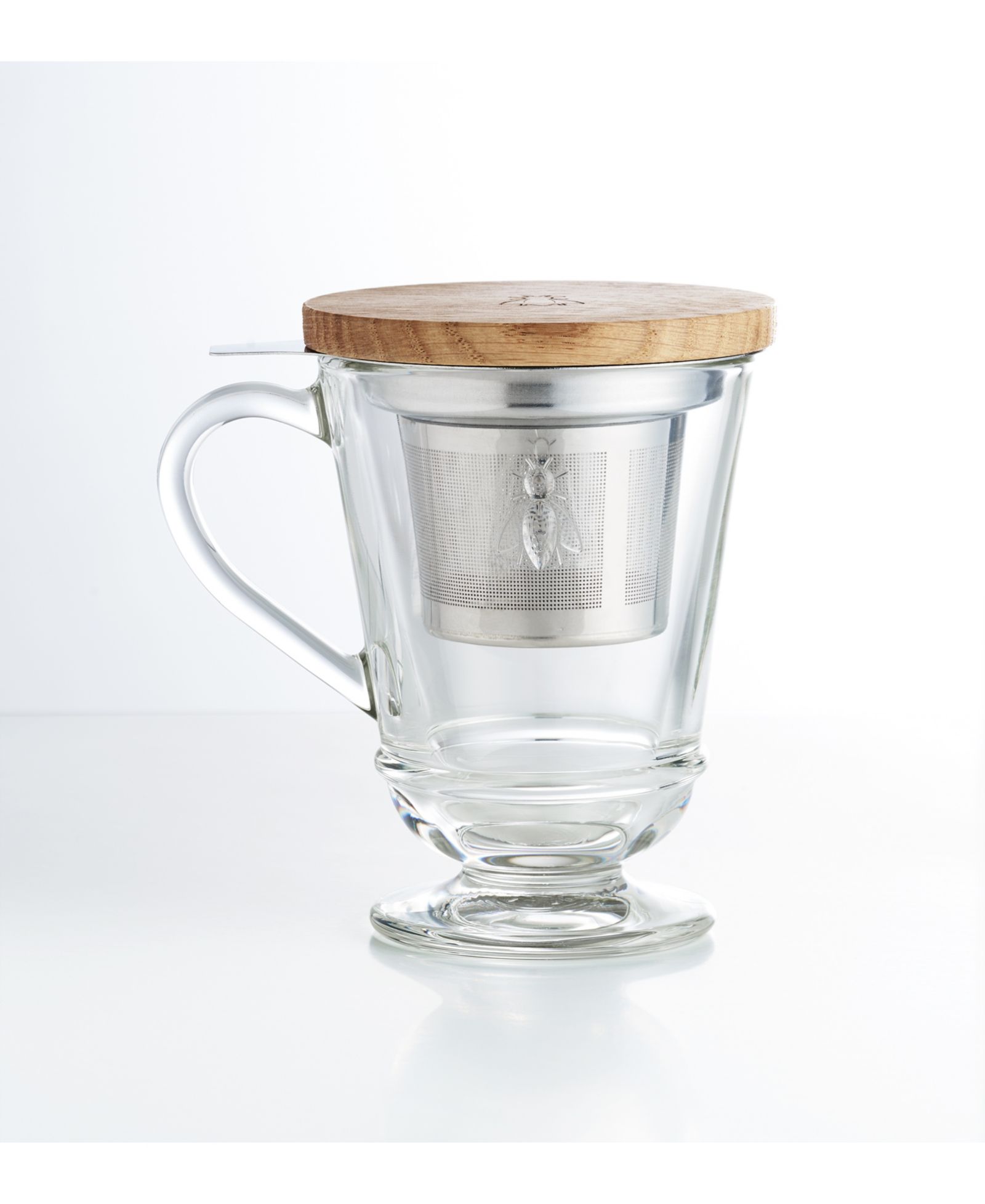 La Rochère Napoleon Bee 14 Ounce Tea Cup, Infuser and Lid