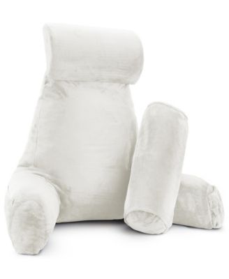 Nestl Soft Velour Cover Reading Backrest Pillow Set, Extra Large