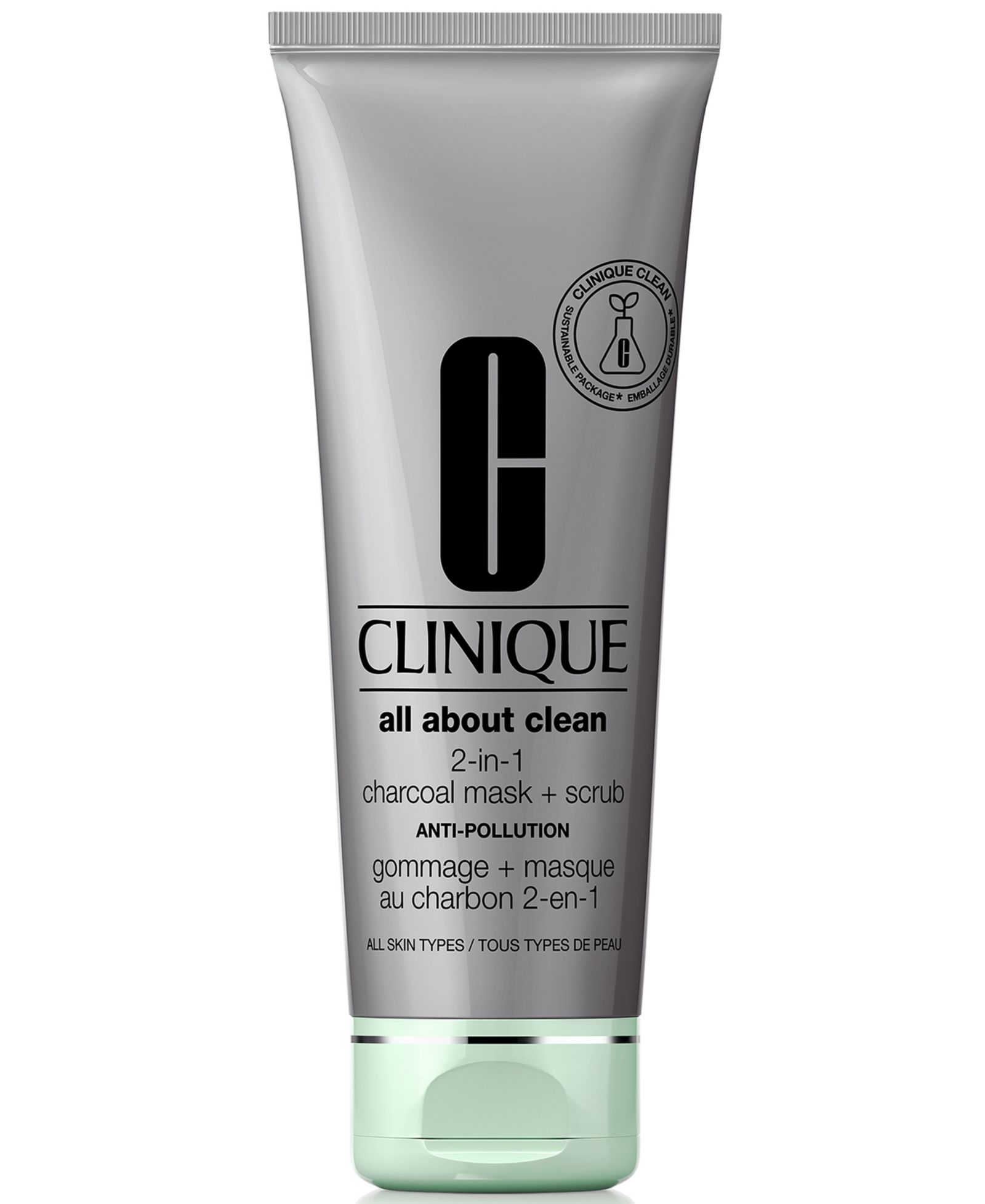 All About Clean™ 2-in-1 угольная маска для лица + скраб, 3.4-oz.