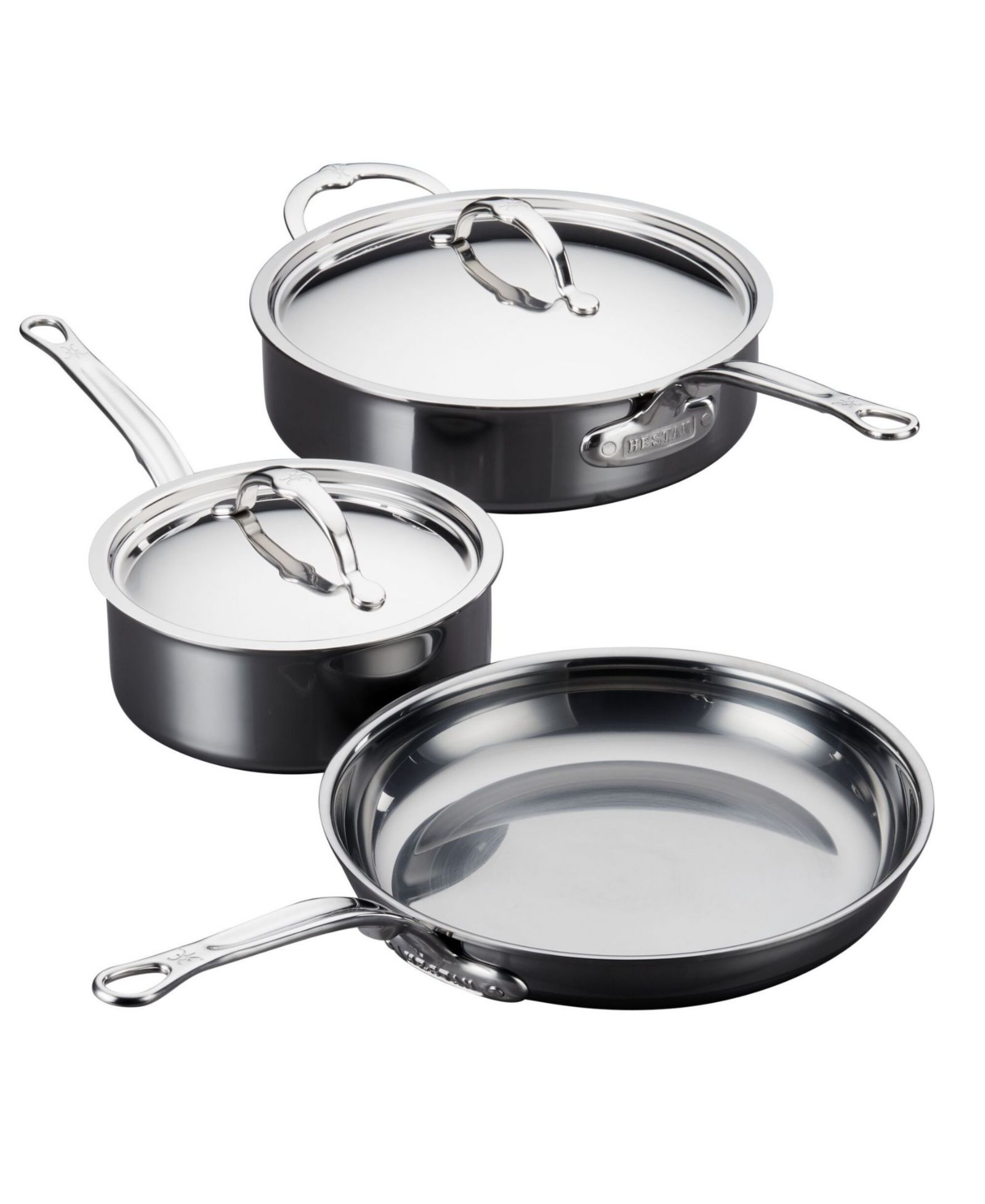 Набор посуды Hestan NanoBond Titanium Stainless Steel 5-Piece Cookware Set