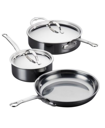 Hestan NanoBond Titanium Stainless Steel 5-Piece Cookware Set