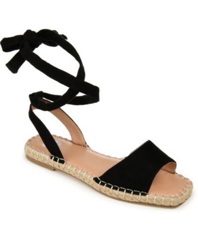 Journee Collection Женские Emelie Espadrille Flat Sandals