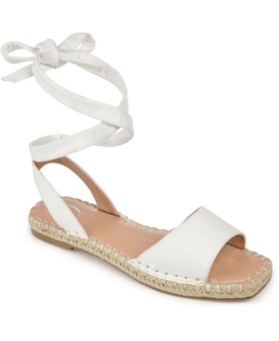 Journee Collection Женские Emelie Espadrille Flat Sandals