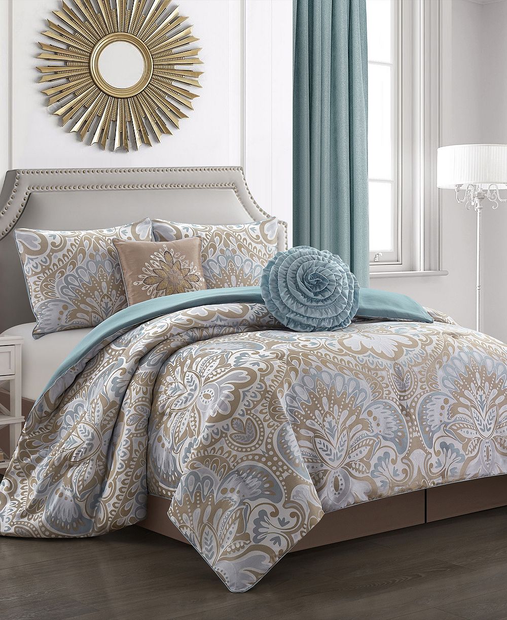 Stratford Park Amelia 6-Pc. Comforter Set, Queen