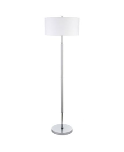 Hudson & Canal 61.5" Metal Simone 2-Light Floor Lamp