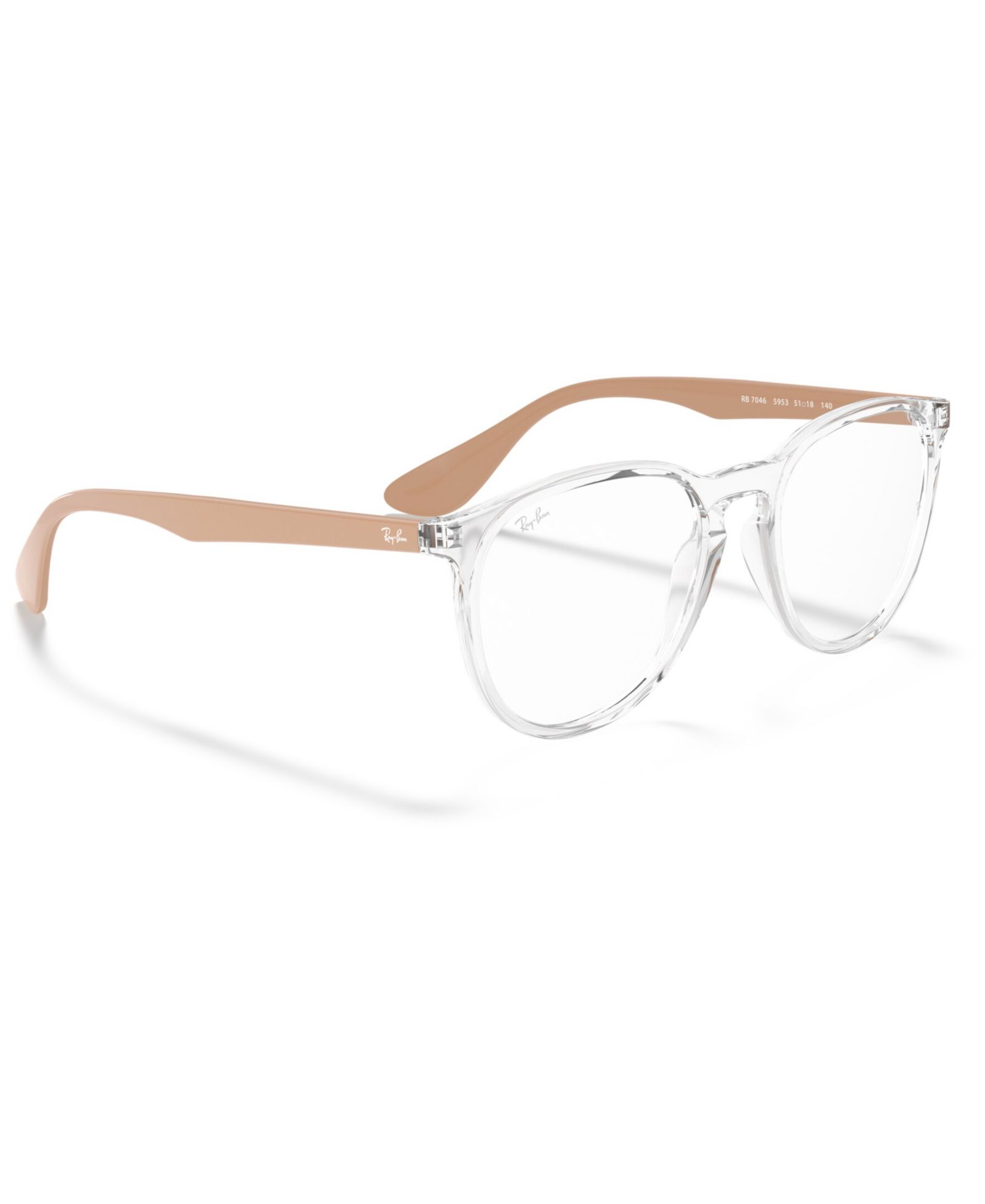 Женские круглые пластиковые очки Ray-Ban RB7046 Erika Optics