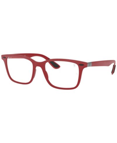 Ray-Ban Unisex Square Innovative Material RB7144M Scuderia Ferrari Collection Eyeglasses