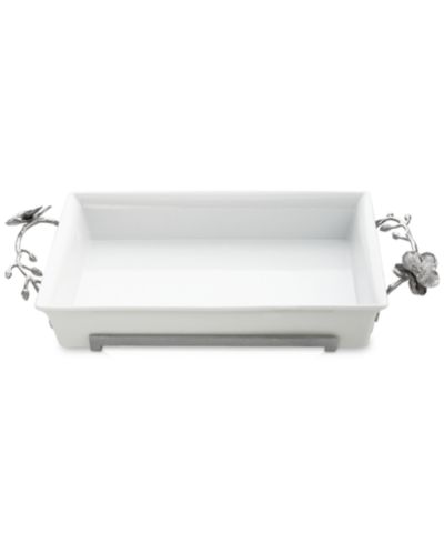 Michael Aram Serveware White Orchid Casserole Dish
