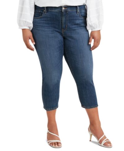 Джинсы Levi's® Trendy Plus Size 311 Shaping Skinny Capri