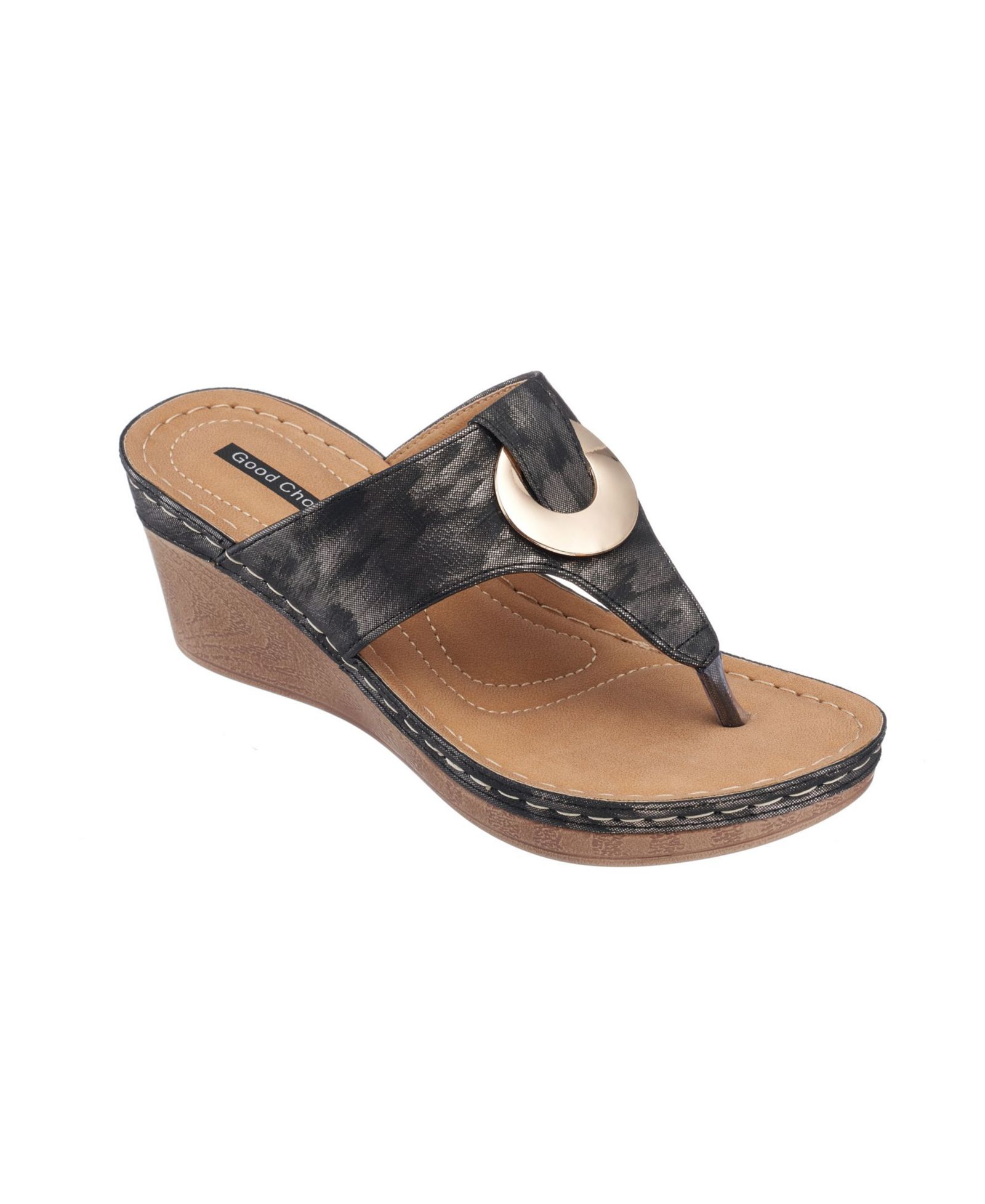 Женские сандалии-мюли GC Shoes Genelle Thong Wedge