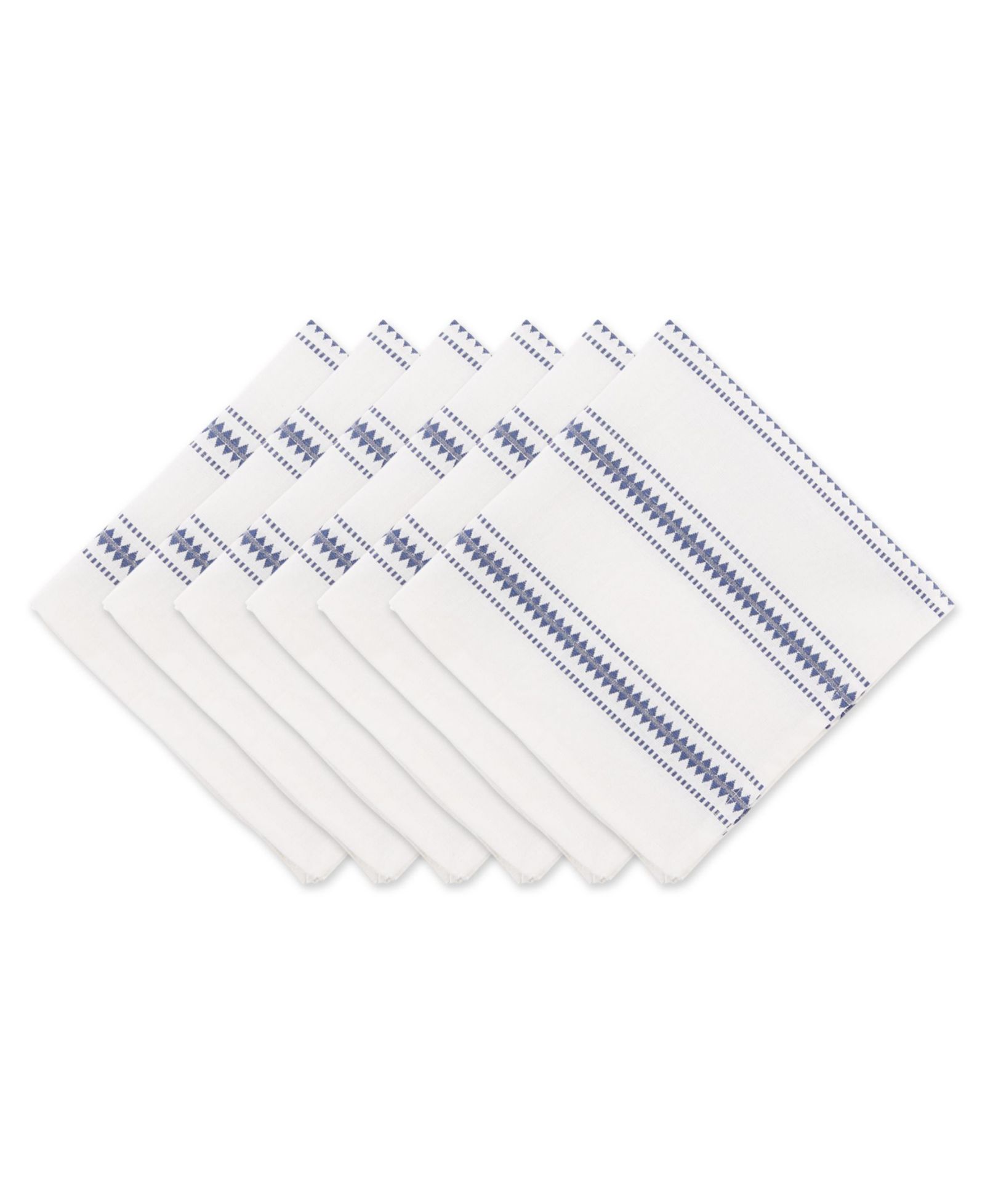 Design Imports Набор салфеток Zig Dobby Stripe, 6 шт.