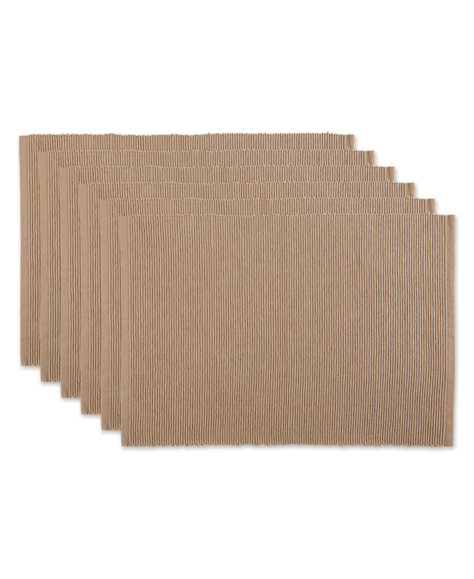 Design Imports Ribbed Placemat, Set of 6