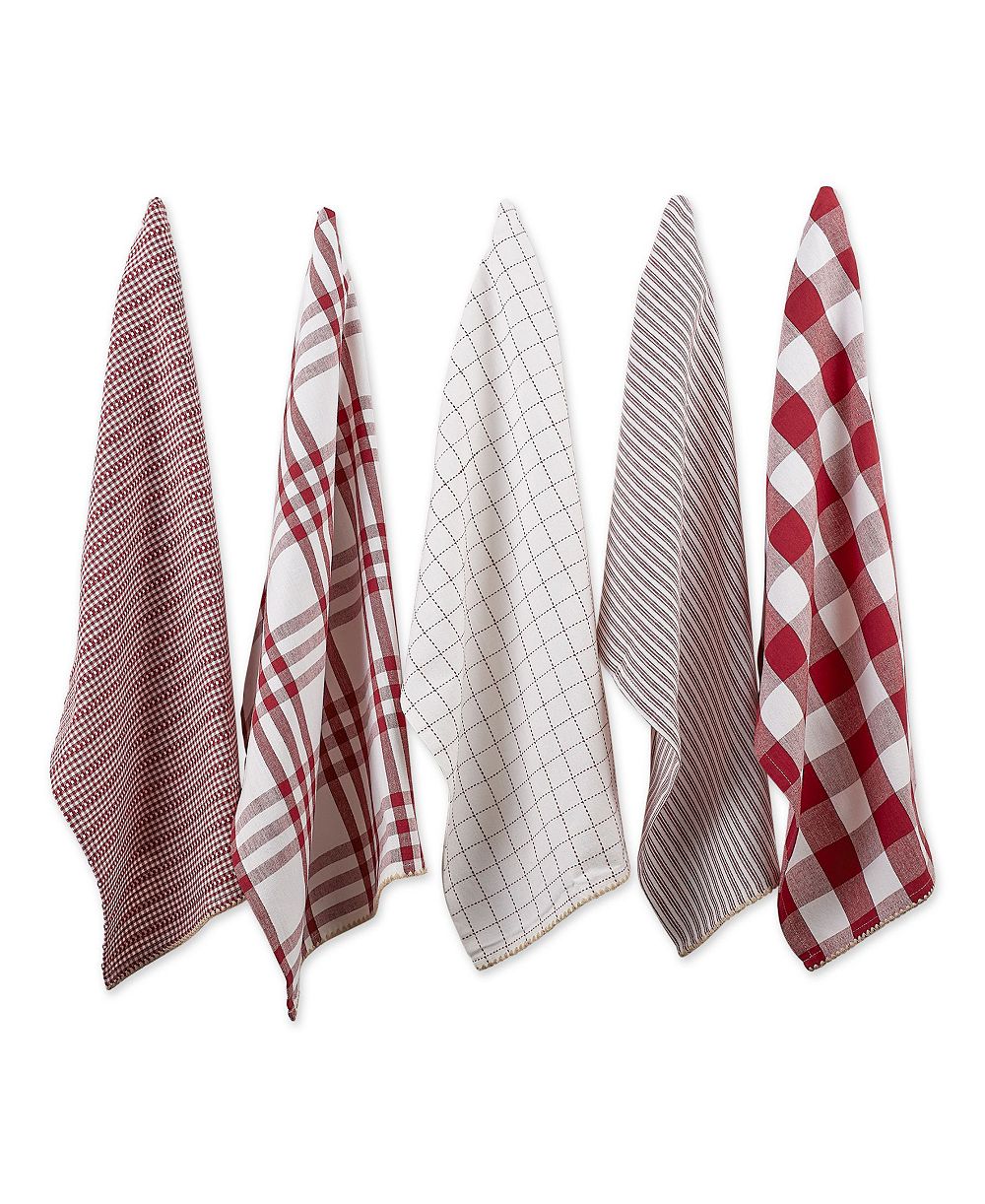 Кухонное полотенце Design Imports Farmhouse Woven, Set of 5