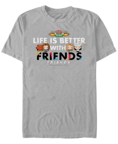 Мужская футболка с коротким рукавом Friends Life is Better