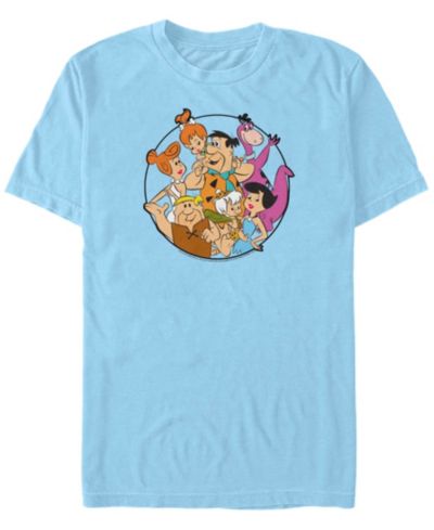 Мужская футболка The Flintstones Circle Flintstone с коротким рукавом