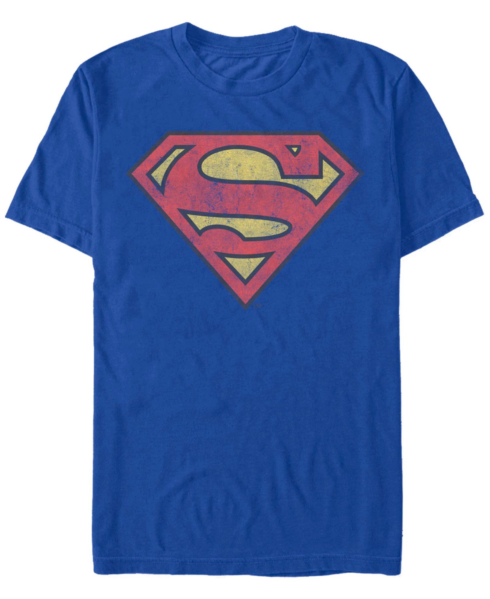 Мужской Superman Vintage-Inspired Shield Short Sleeve T-shirt
