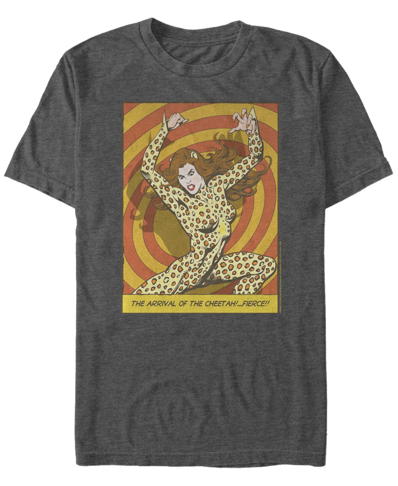 Мужская футболка Wonder Woman Cheetah Fierce с коротким рукавом