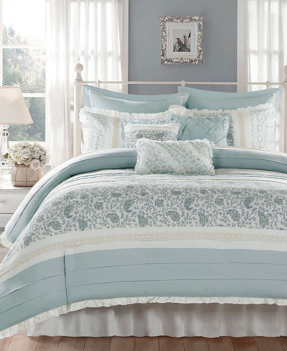 Комплект из 9-ти чехлов для одеял Madison Park Dawn Reversible, California King