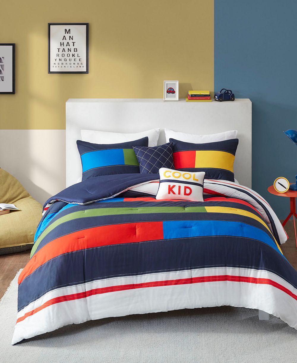 Комплект из 5 предметов Intelligent Design Morris Stripe, Full/Queen