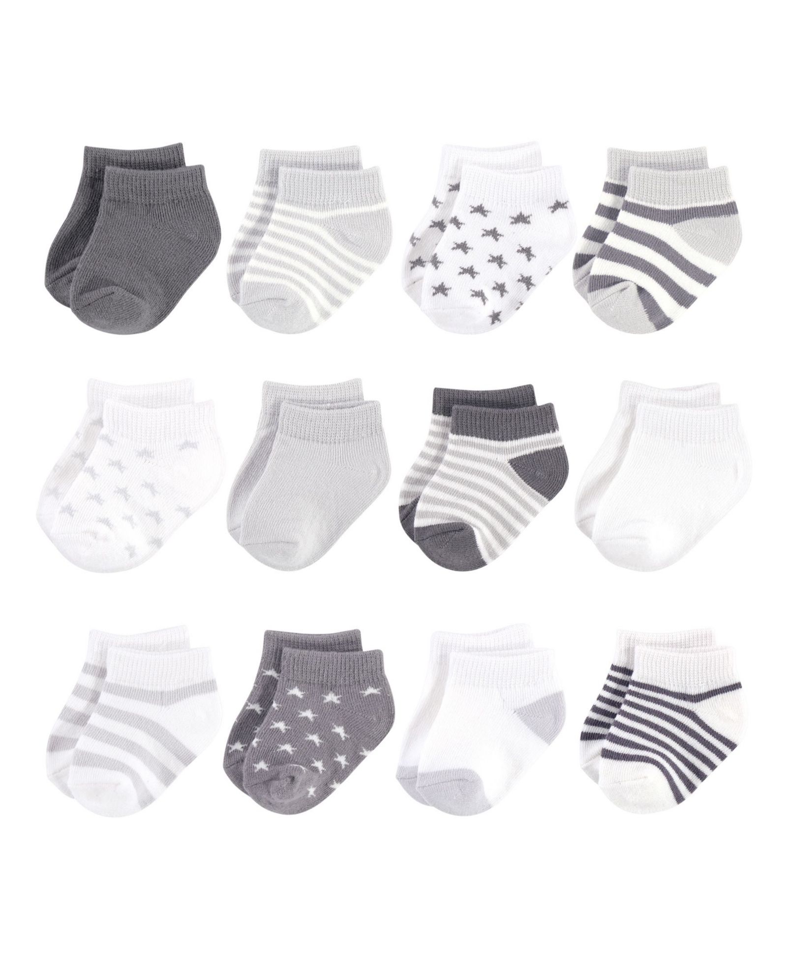 Touched by Nature 12Pk Natural No Show Socks