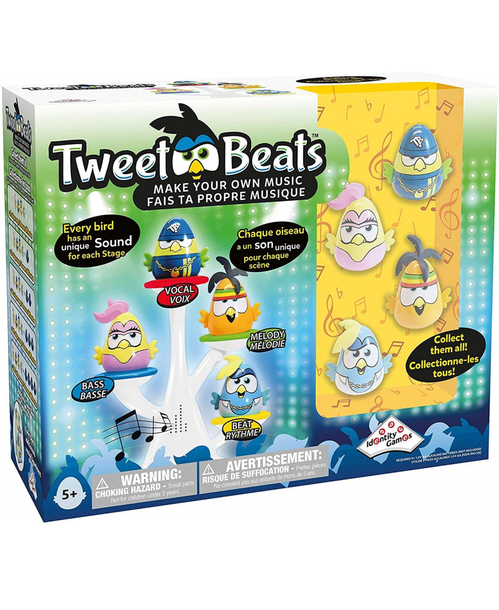 Identity Games набор для создания музыкального дерева Tweet Beats с 4 птицами