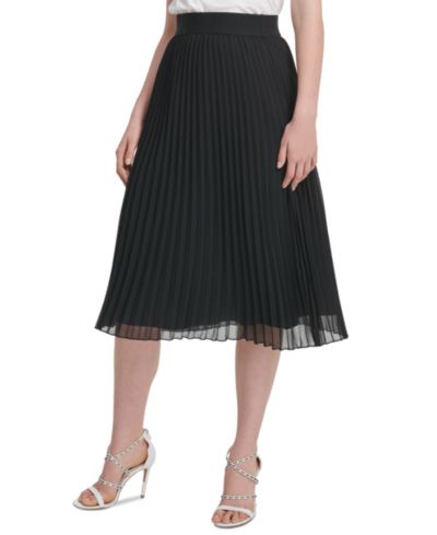 DKNY плиссированная юбка миди