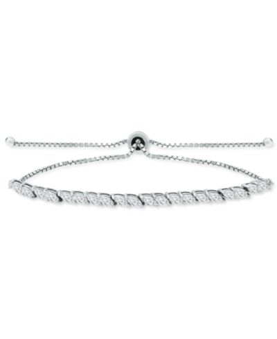 Браслет Giani Bernini Cubic Zirconia Marquise Bolo