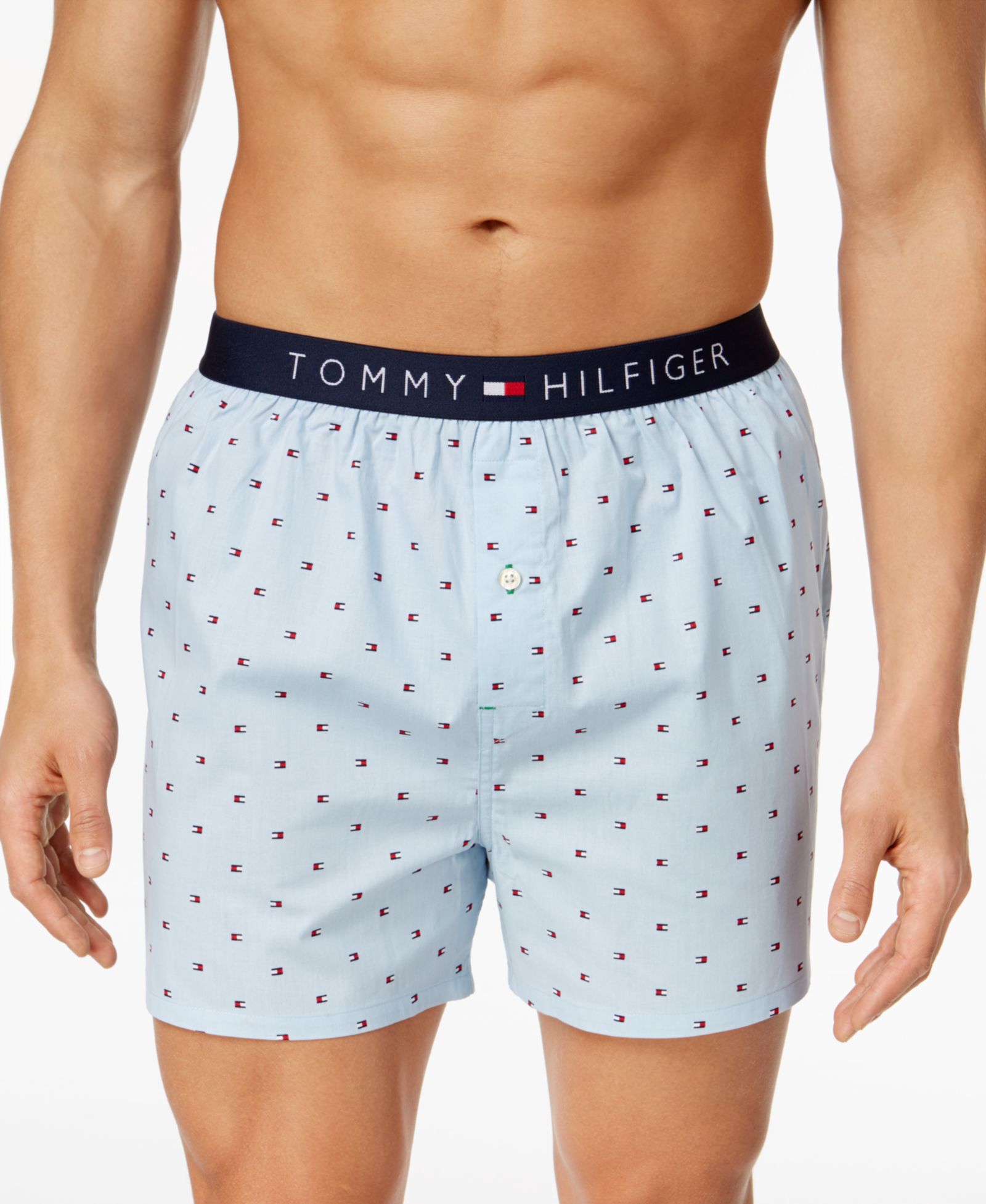 Tommy Hilfiger Men's Flag Logo Printed Cotton Boxers Underwear
