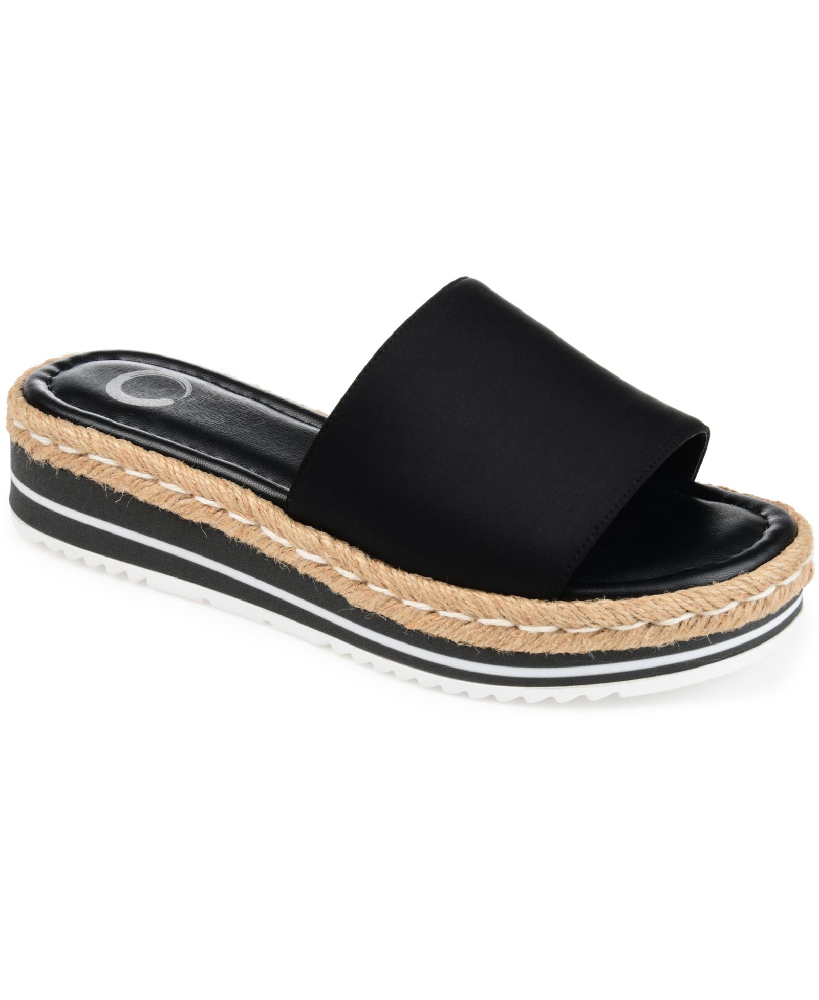 Journee Collection Women's Rosey Espadrille Platform Wedge Sandals
