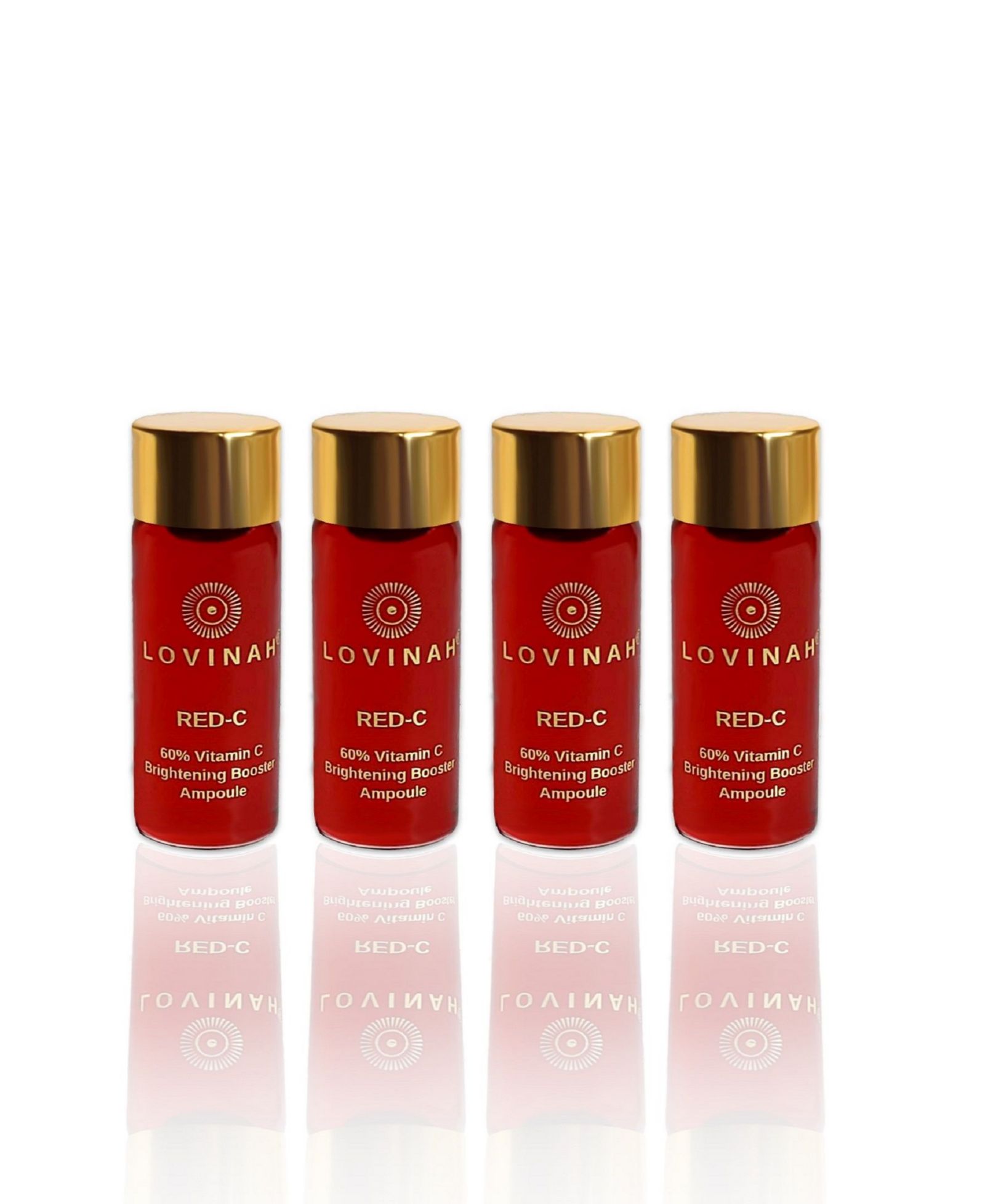 Набор ампул Lovinah Skincare 60% Vitamin C Booster 4-Piece, 20 mL