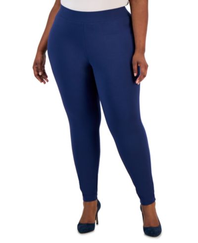 I.N.C. International Concepts Plus Size Skinny Pull-On Ponte Pants, Created for Macy's