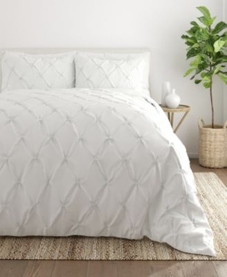 ienjoy Home Ultra Soft 2-Pc. Pinch Pleat Duvet Cover Set, Twin/Twin XL