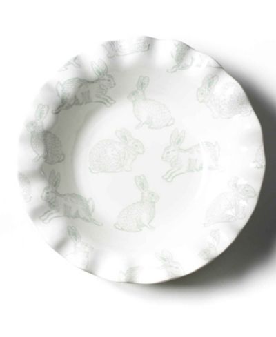 Coton Colors by Laura Johnson Speckled Rabbit Ruffle Best Bowl
