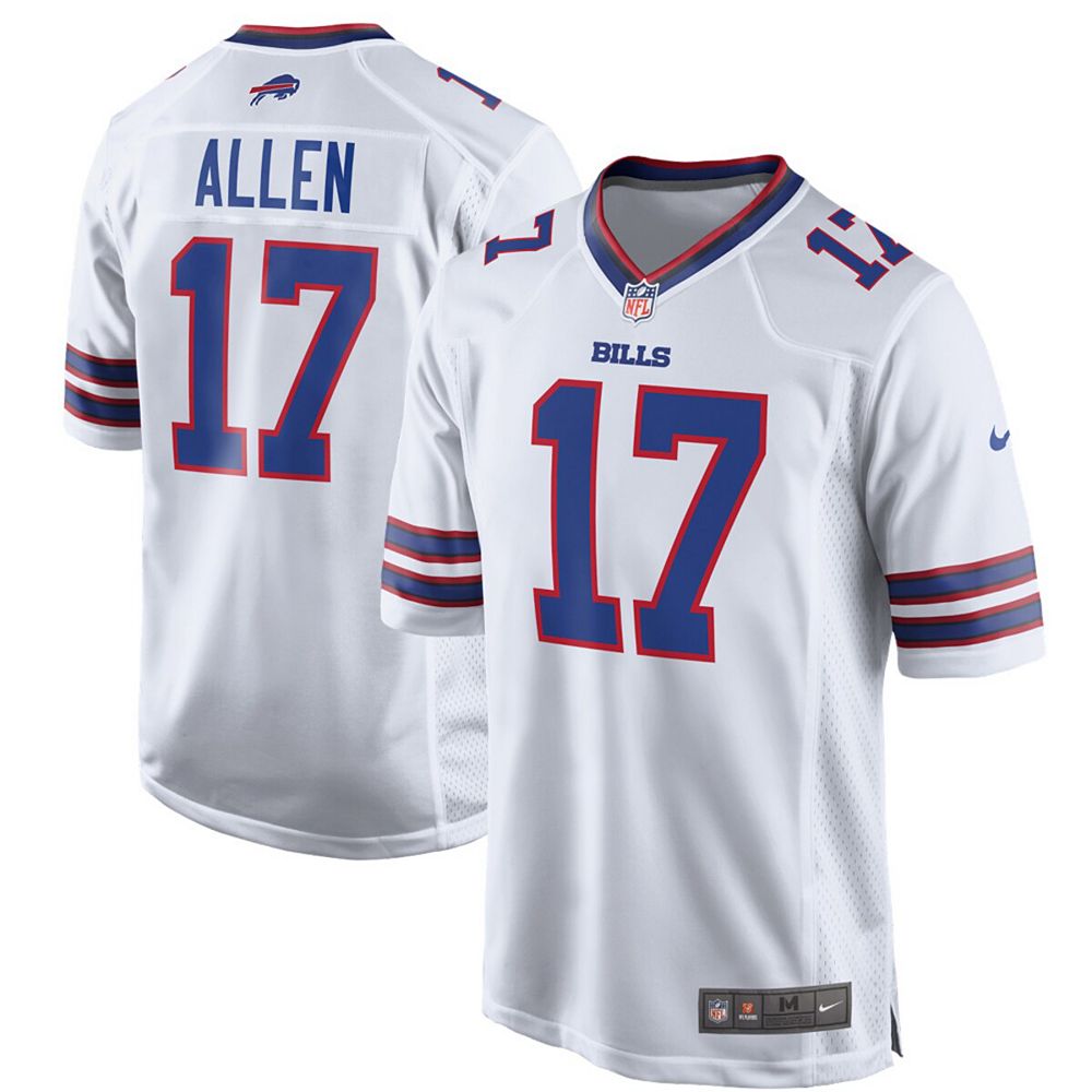 Nike Men's Josh Allen White Buffalo Bills White Game Player Jersey
