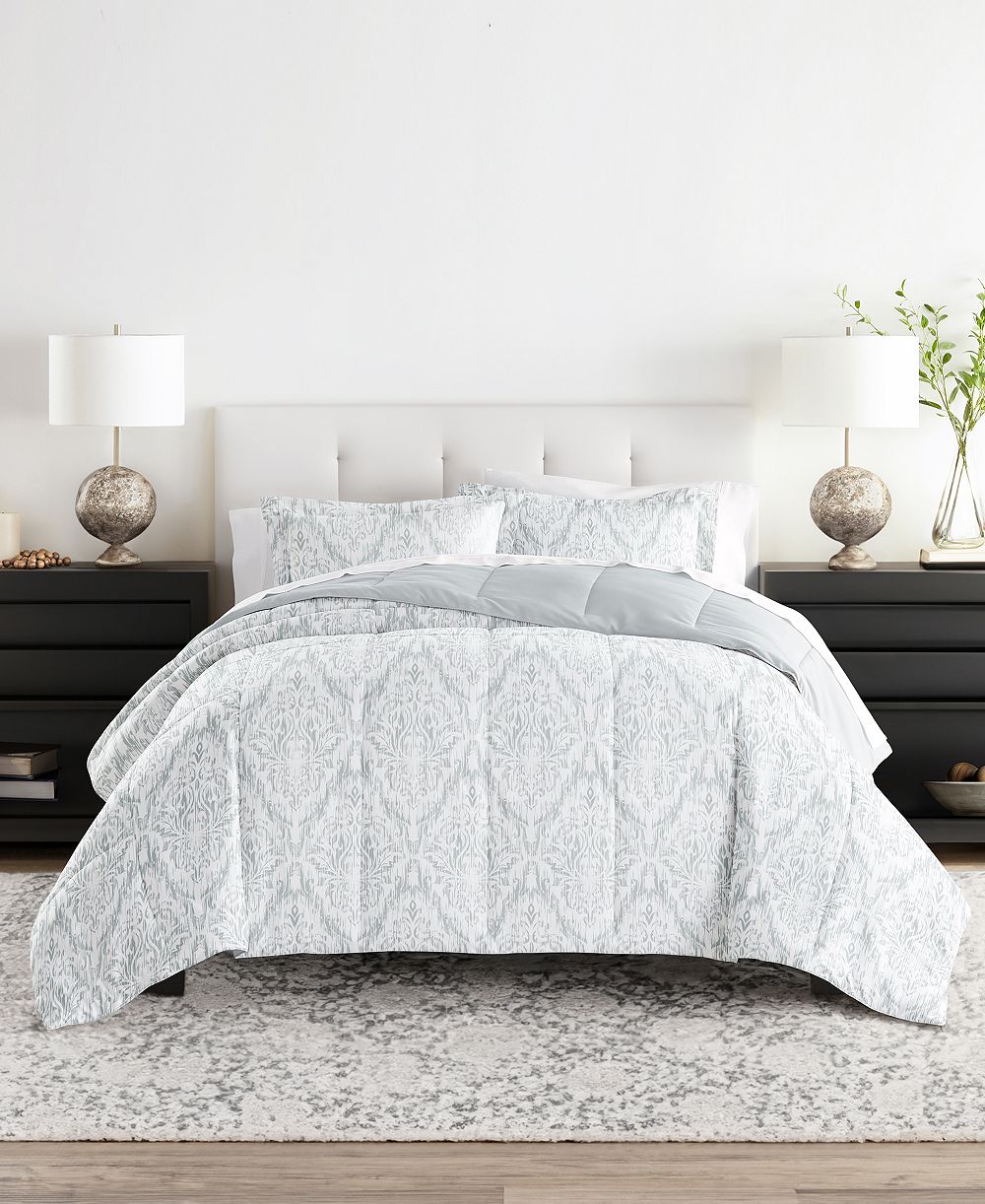 ienjoy Home English Countryside Reversible 3-Pc. Comforter Set, Full/Queen