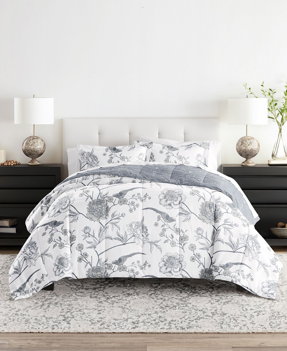 ienjoy Home Molly Botanicals Reversible 3-Pc. Comforter Set, Full/Queen